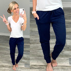 Blue Pocket Joggers-joggers-privityboutique.com-Privity Boutique, Women’s Fashion Boutique in Mesa, Arizona