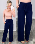 Leave Behind Pants - Navy-palazzo-privityboutique.com-Privity Boutique, Women’s Fashion Boutique in Mesa, Arizona