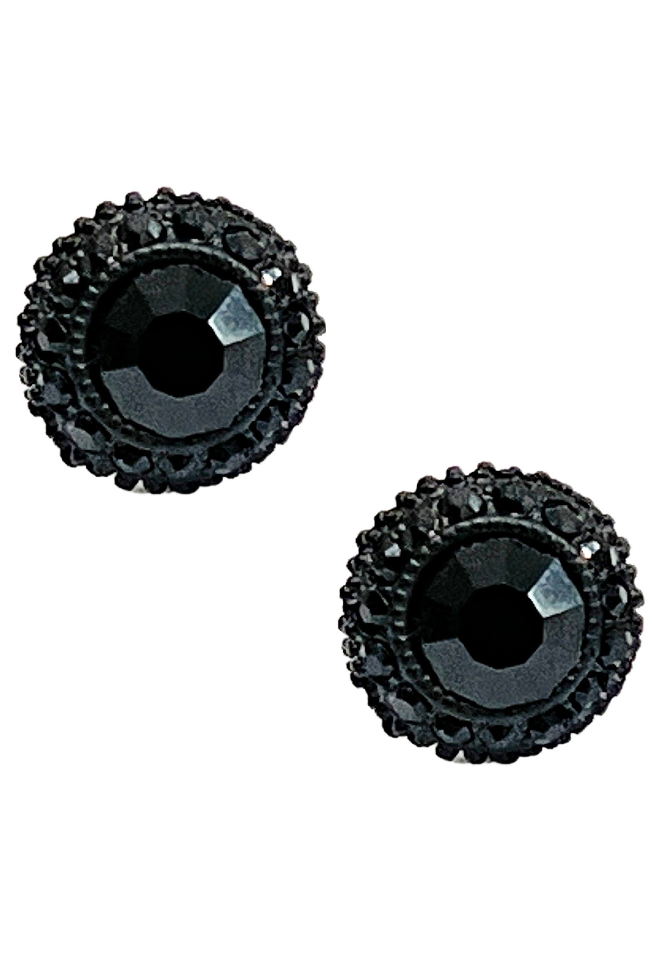 Black Rhinestone Earrings-earrings-privityboutique.com-Privity Boutique, Women’s Fashion Boutique in Mesa, Arizona