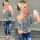 Leopard Cold Shoulder Top-Top-privityboutique-Privity Boutique, Women’s Fashion Boutique in Mesa, Arizona