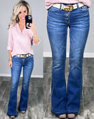 Bailey Button Front Flare Jeans-jeans-privityboutique-Privity Boutique, Women’s Fashion Boutique in Mesa, Arizona