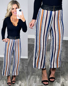 In Good Time Striped Pants - Blue-palazzo-privityboutique.com-Privity Boutique, Women’s Fashion Boutique in Mesa, Arizona