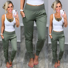 Lounging Around Joggers - Sage-palazzo-privityboutique.com-Privity Boutique, Women’s Fashion Boutique in Mesa, Arizona