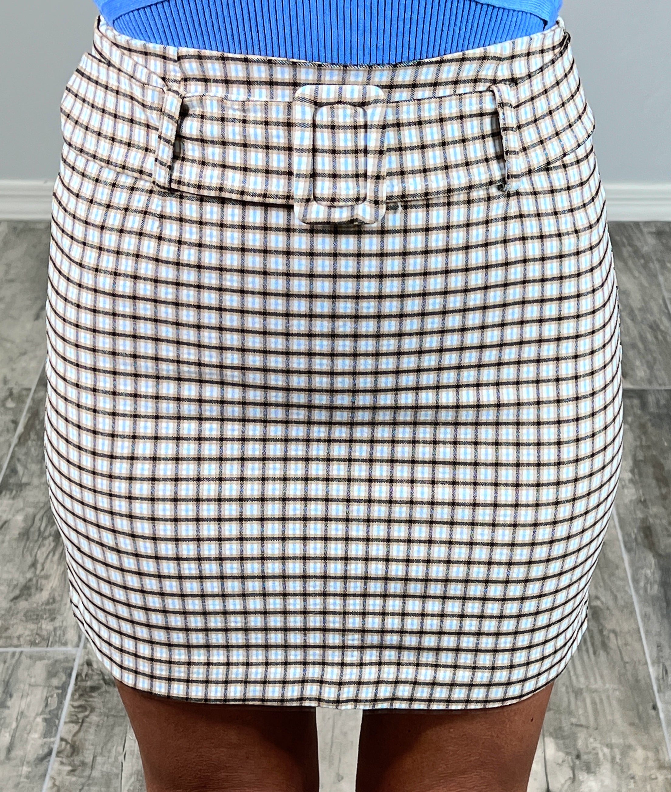 Plaid Belted Skirt-Dress-privityboutique.com-Privity Boutique, Women’s Fashion Boutique in Mesa, Arizona