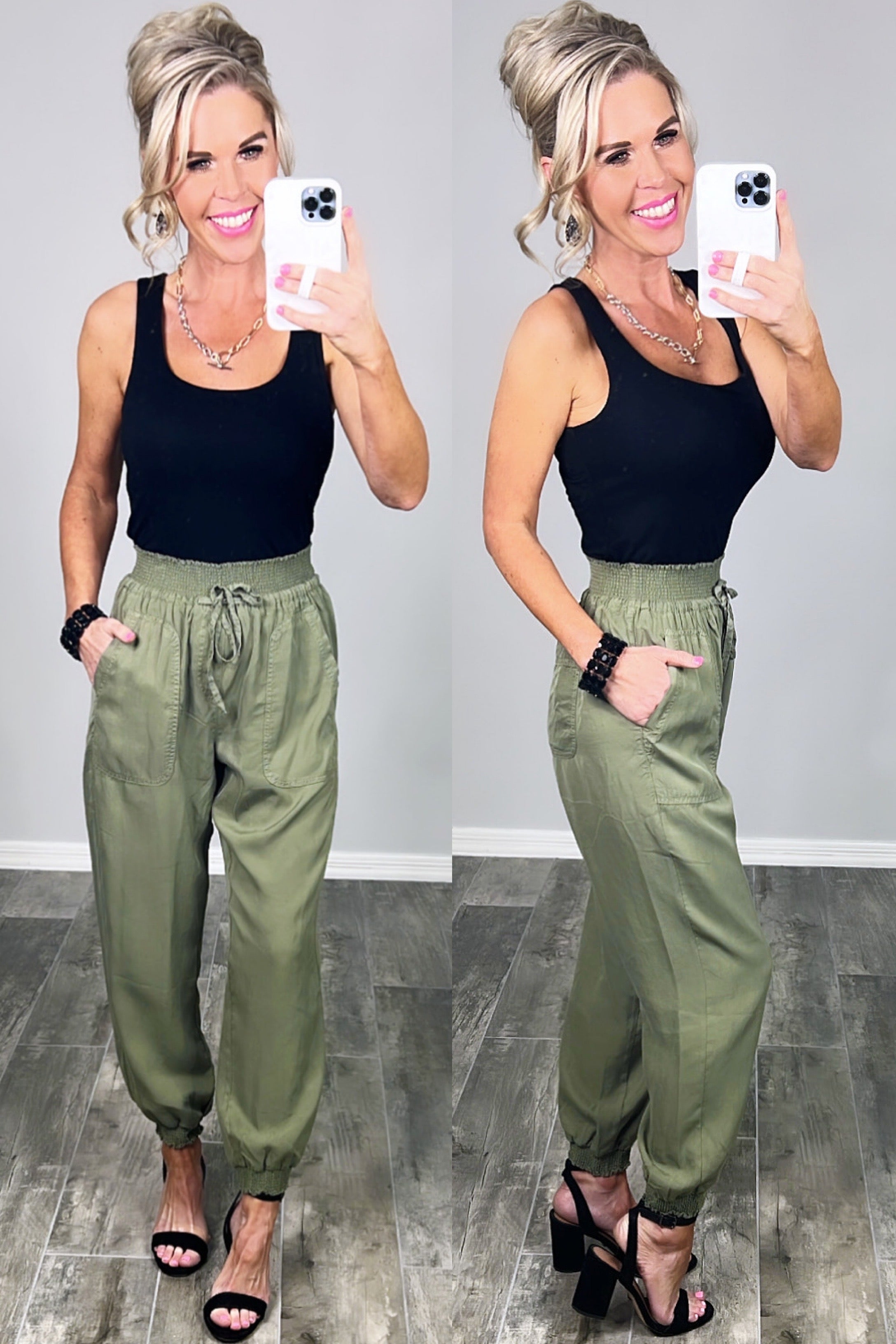 At Attention Cargo Pants-pocket jogger joggers-privityboutique.com-Privity Boutique, Women’s Fashion Boutique in Mesa, Arizona