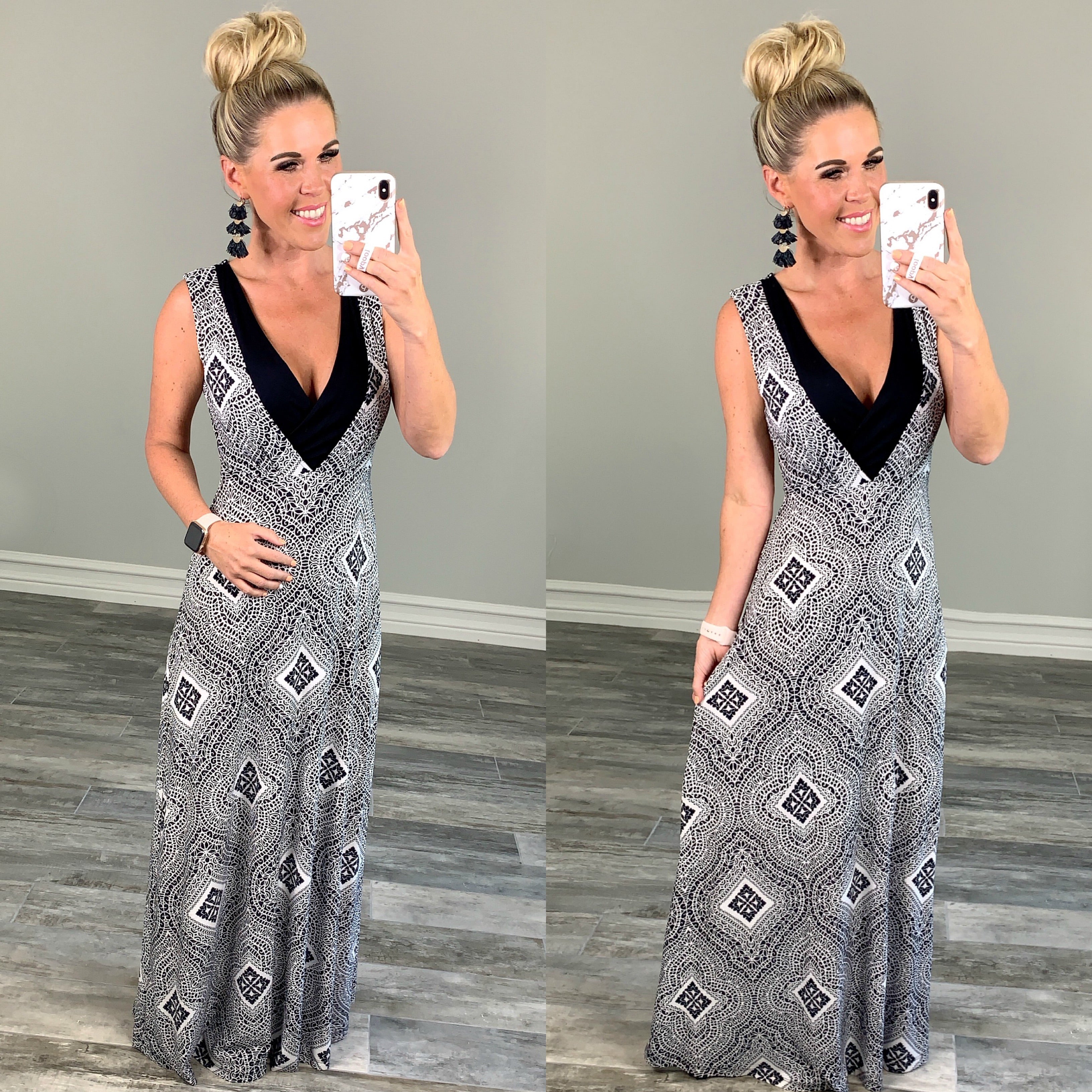 Deepest V Maxi Dress-Top-privityboutique-Privity Boutique, Women’s Fashion Boutique in Mesa, Arizona