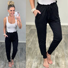 Perfect Pocket Joggers - Black-joggers-privityboutique.com-Privity Boutique, Women’s Fashion Boutique in Mesa, Arizona