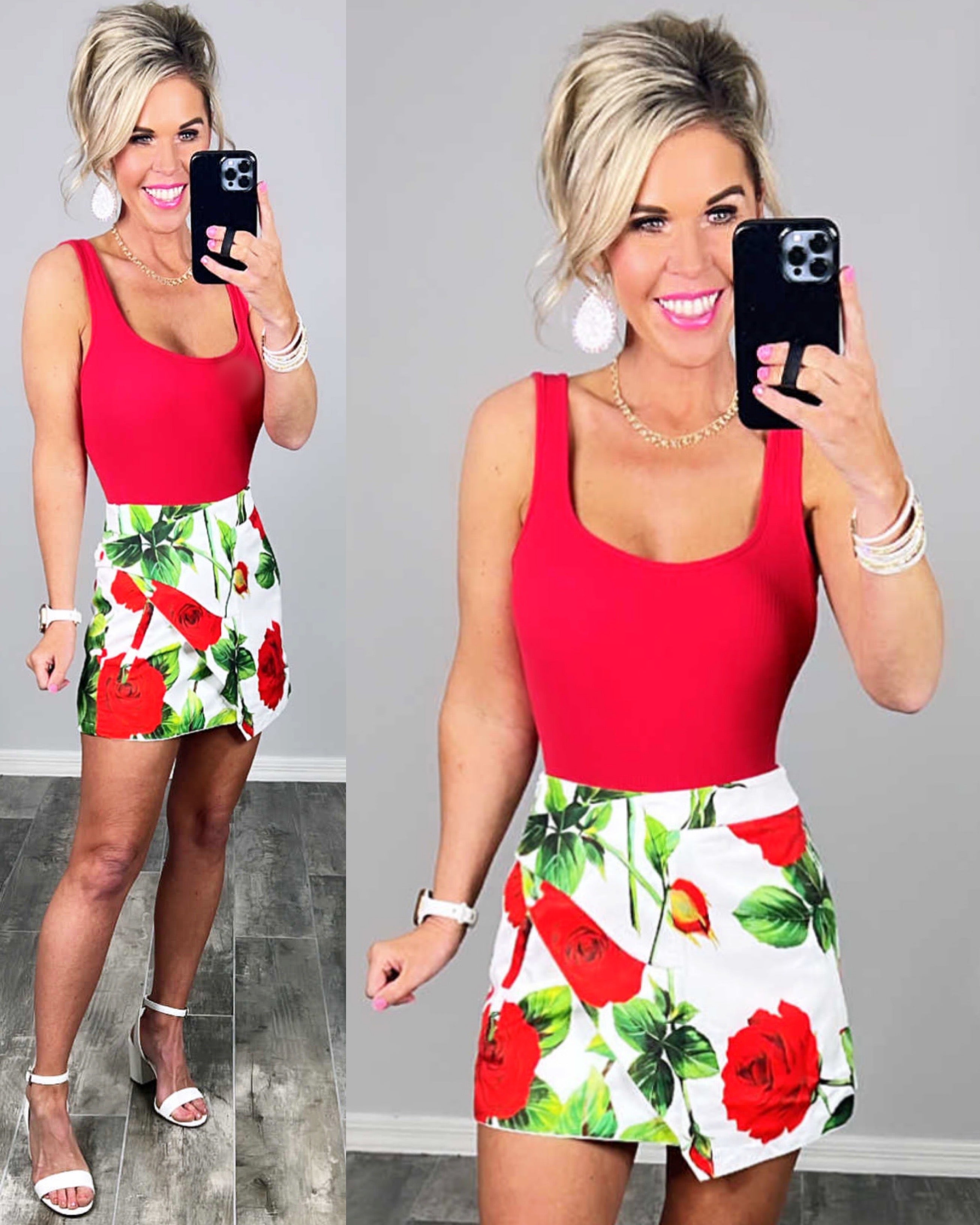 The Final Rose Skort-Skort-privityboutique.com-Privity Boutique, Women’s Fashion Boutique in Mesa, Arizona