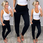 Lounging Around Joggers - Black-joggers-privityboutique.com-Privity Boutique, Women’s Fashion Boutique in Mesa, Arizona