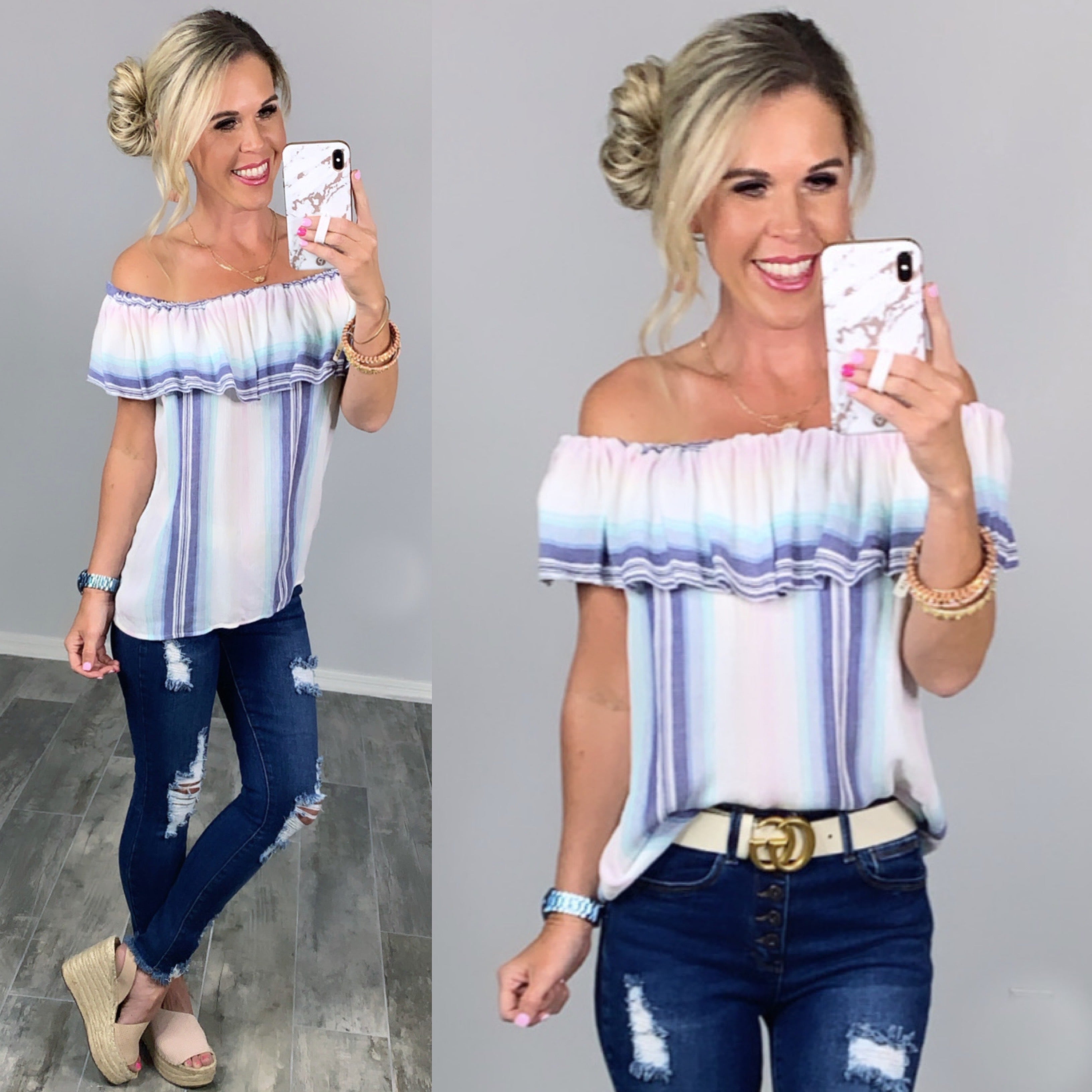 Southern Memories Striped Top-Top-privityboutique-Privity Boutique, Women’s Fashion Boutique in Mesa, Arizona