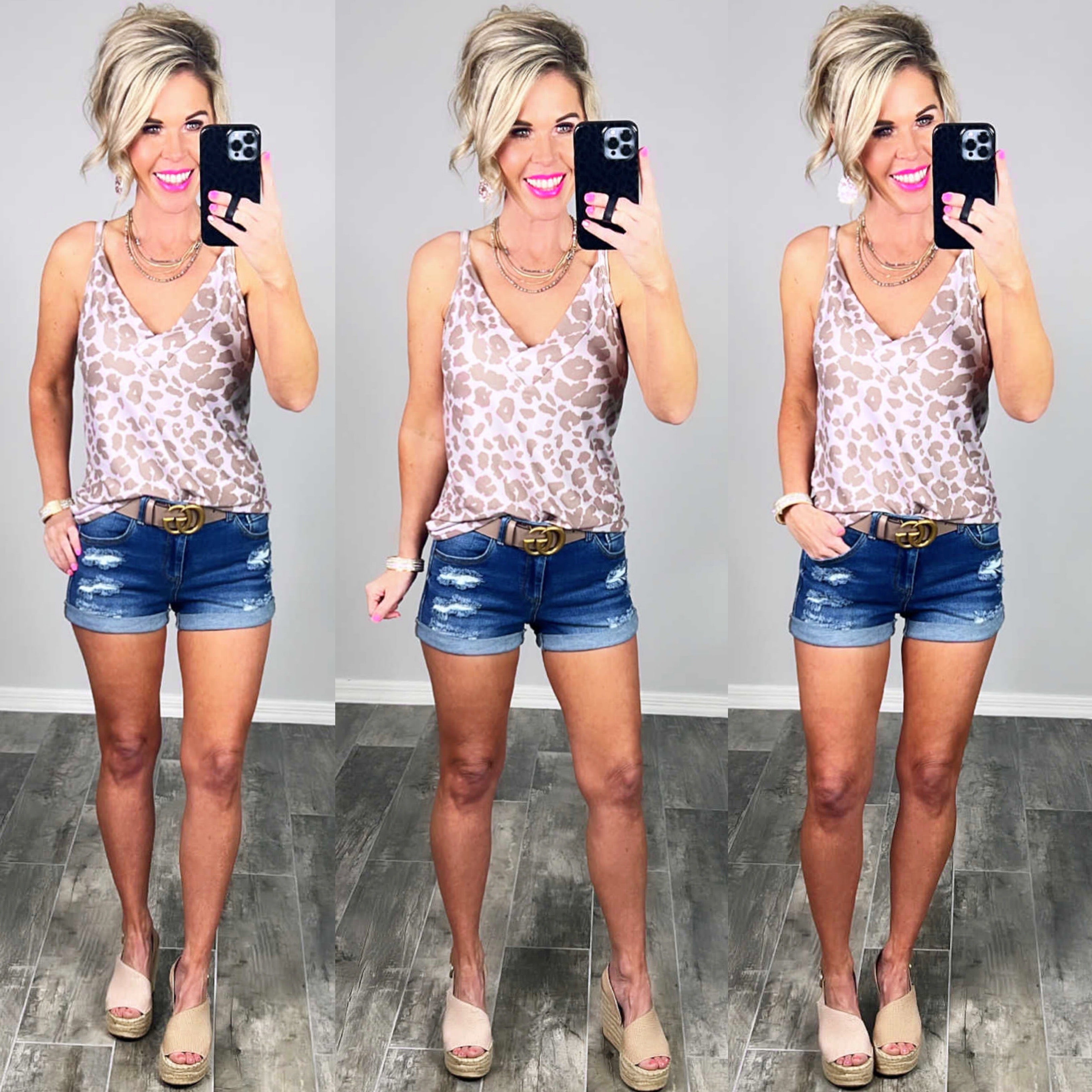 All The Joy Distressed Denim Shorts - Dark-shorts-privityboutique.com-Privity Boutique, Women’s Fashion Boutique in Mesa, Arizona