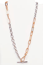 Mix It Up Chain Toggle Necklace-statement necklace-privityboutique.com-Privity Boutique, Women’s Fashion Boutique in Mesa, Arizona