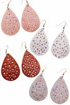 Leather Drop Earrings - Multiple Colors-privityboutique-Privity Boutique, Women’s Fashion Boutique in Mesa, Arizona