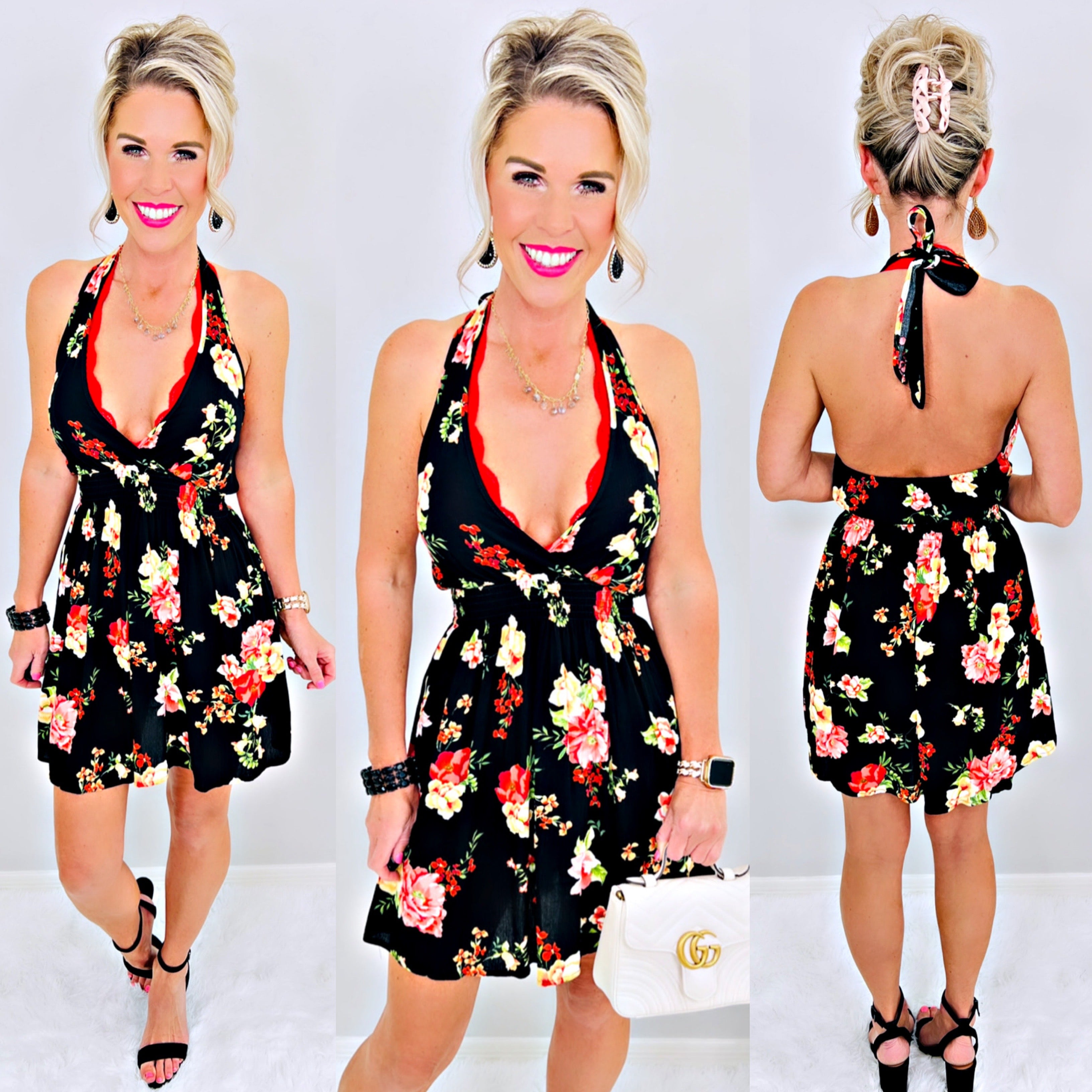 Who You Know Halter Dress-Dress-privityboutique.com-Privity Boutique, Women’s Fashion Boutique in Mesa, Arizona