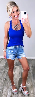 Basic Racerback Tank - Royal-Top-privityboutique.com-Privity Boutique, Women’s Fashion Boutique in Mesa, Arizona