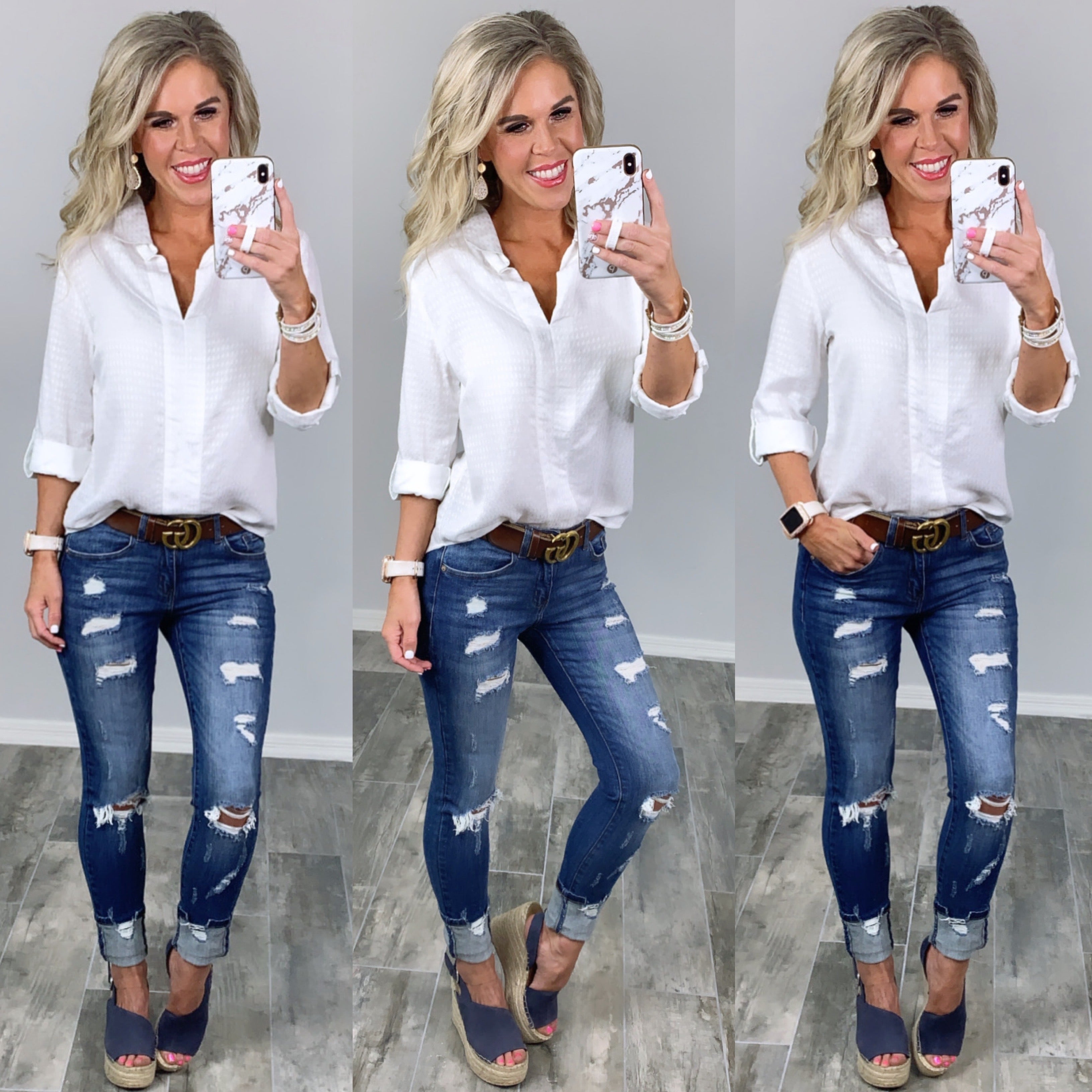 New Promotions White Top-flannel-privityboutique-Privity Boutique, Women’s Fashion Boutique in Mesa, Arizona