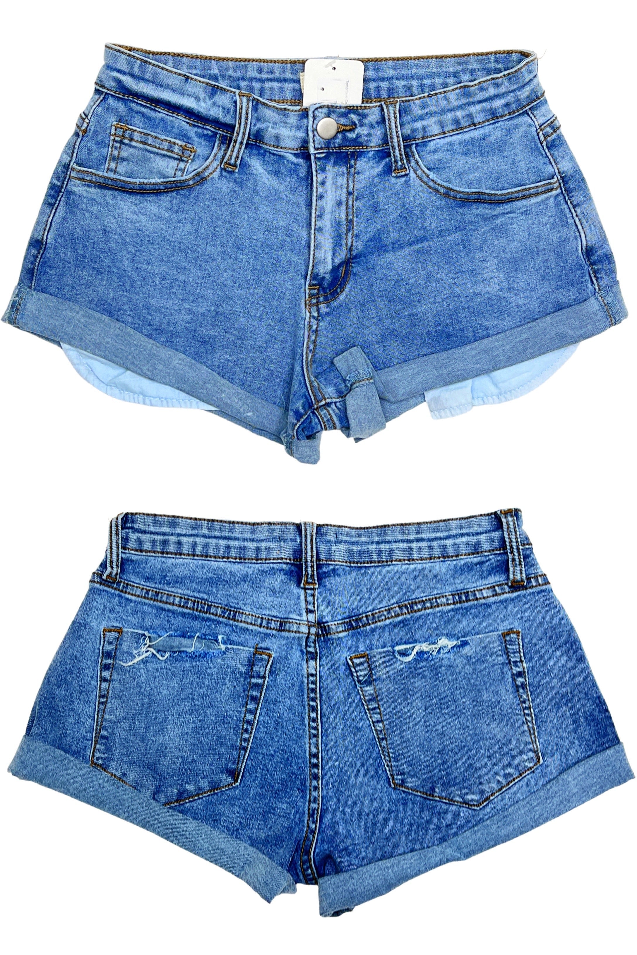 Tomorrows Coming Distressed Shorts-shorts-privityboutique.com-Privity Boutique, Women’s Fashion Boutique in Mesa, Arizona