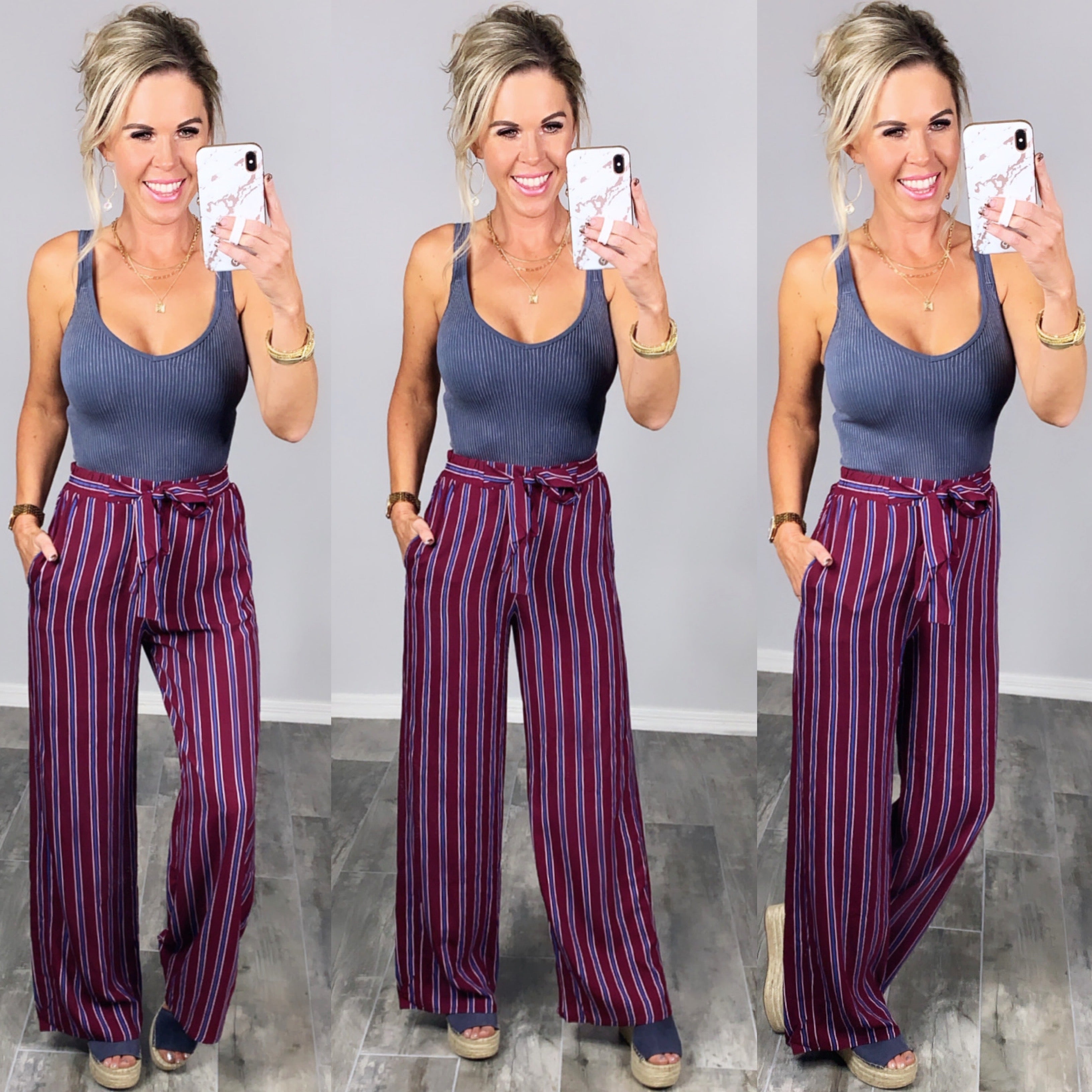 Epiphany Moment Pants - Burgundy-palazzo-privityboutique.com-Privity Boutique, Women’s Fashion Boutique in Mesa, Arizona