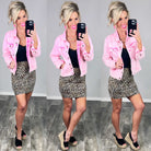 Bright Pink Washed Jacket-Top-privityboutique.com-Privity Boutique, Women’s Fashion Boutique in Mesa, Arizona